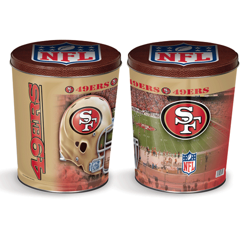 Popcorn Tin (3.5 Gal) - San Francisco 49ers
