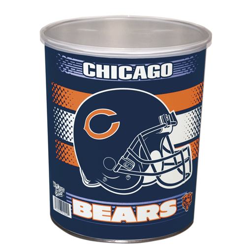 Popcorn Tin (1 Gal) - Chicago Bears