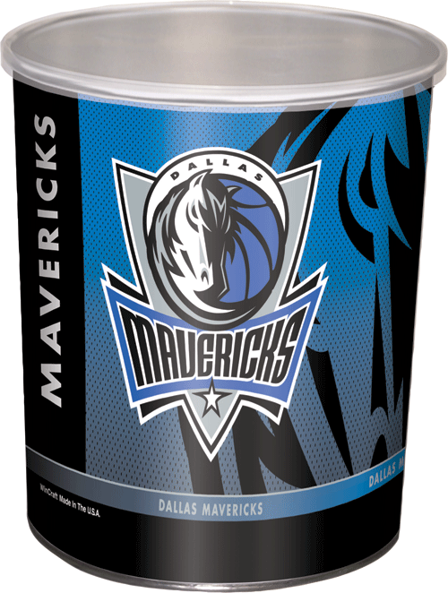 Popcorn Tin (1 Gal) - Dallas Mavericks