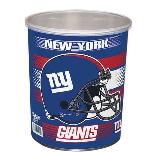Popcorn Tin (1 Gal) - New York Giants