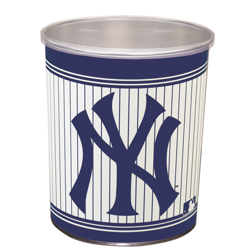 Popcorn Tin (1 Gal) - New York Yankees