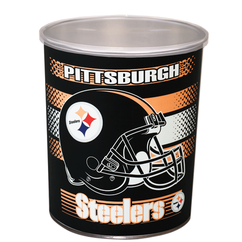 Popcorn Tin (1 Gal) - Pittsburgh Steelers