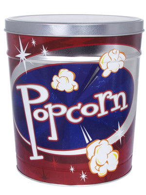 Popcorn Tin (1 Gal) - Retro Popcorn Tin