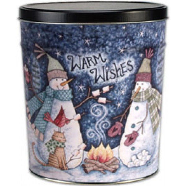 Popcorn Tin (3.0 Gal) - Warm Wishes