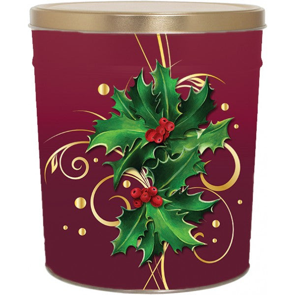 Popcorn Tin (3.0 Gal) - Holly