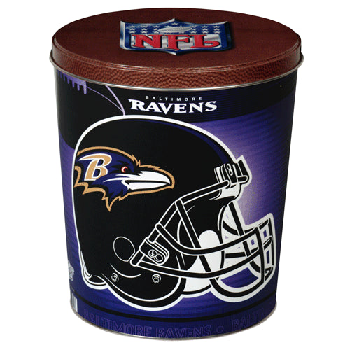 Popcorn Tin (3.5 Gal) - Baltimore Ravens