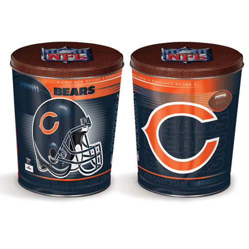 Popcorn Tin (3.5 Gal) - Chicago Bears