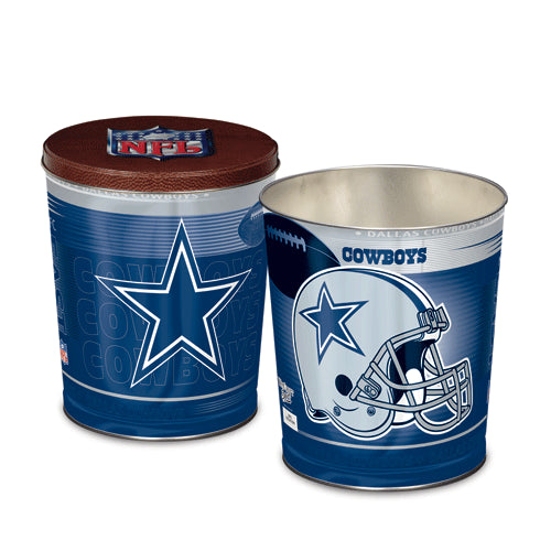Popcorn Tin (3.5 Gal) - Dallas Cowboys