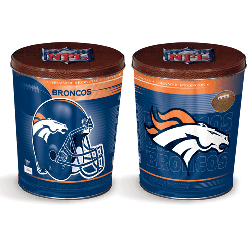 Popcorn Tin (3.5 Gal) - Denver Broncos