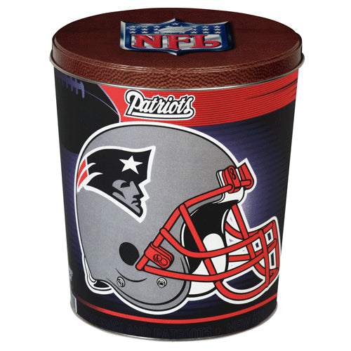 Popcorn Tin (3.5 Gal) - New England Patriots