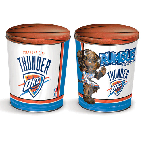 Popcorn Tin (3.5 Gal) - Oklahoma City Thunder