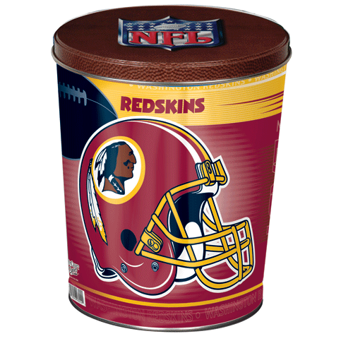 Popcorn Tin (3.5 Gal) - Washington Redskins