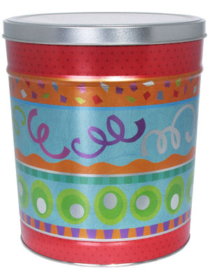 Combo Popcorn Tin (6.5 Gal) - Fiesta Tin