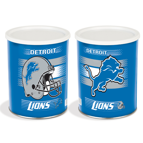 Popcorn Tin (1 Gal) - Detroit Lions