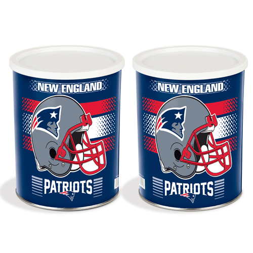Popcorn Tin (1 Gal) - New England Patriots