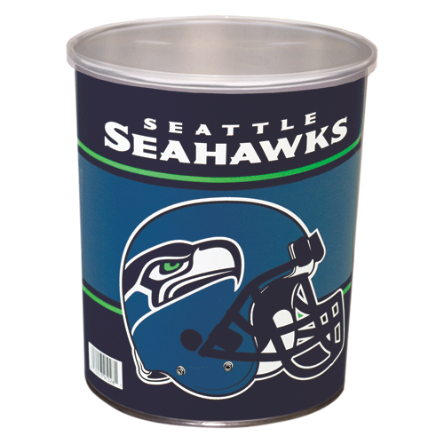 Popcorn Tin (1 Gal) - Seattle Seahawks