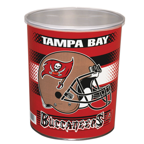 Popcorn Tin (1 Gal) - Tampa Bay Buccaneers