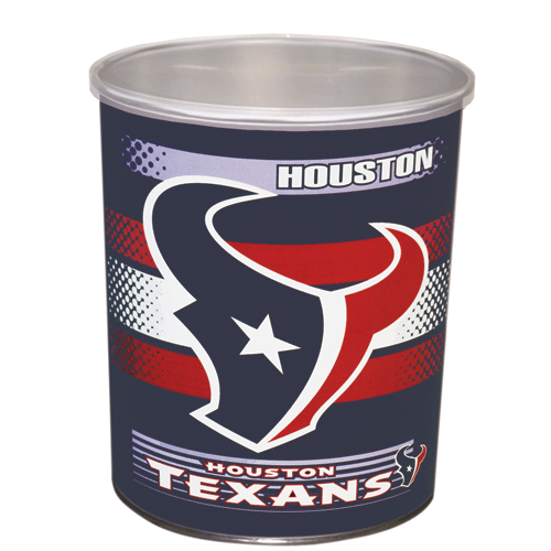 Popcorn Tin (1 Gal) - Houston Texans
