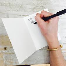Hand Written Note Card